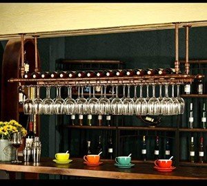 WGX 60'' Wine Bar Wall Rack (Bronze)