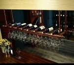 WGX 60'' Wine Bar Wall Rack (Bronze)