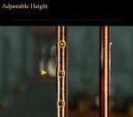 WGX 60'' Wine Bar Wall Rack (Bronze)