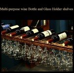 WGX 60'' Wine Bar Wall Rack (Bronze)