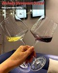 Modern Crystal Wine Glasses Set of 4
