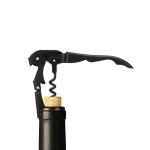 Matte Black Double Hinged Corkscrew & Foil Cutter