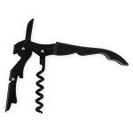 Matte Black Double Hinged Corkscrew & Foil Cutter