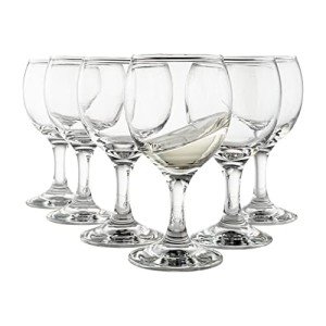 Vikko Round Stemmed Wine Glasses Set of 6