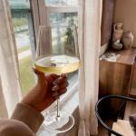 Modern Crystal Wine Glasses Set of 4