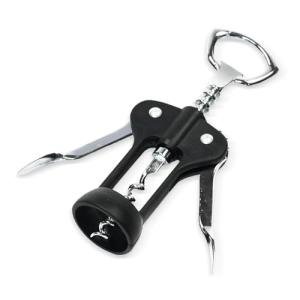 Winged Corkscrew - Black & Chrome - 6.5