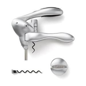 Rabbit Lever Corkscrew with Foil Cutter - Silver