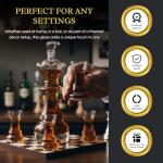 Chess Decanter Set - Queen Gambit, Whiskey & Wine Gifts