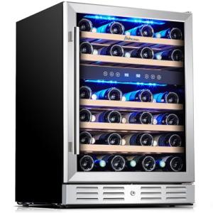 Kalamera Dual Zone Wine Cooler - 46 Bottles