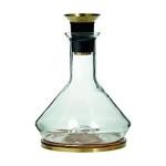 Clear RBT Decanter with Wood Coaster & Aerator