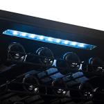 98 Bottle Dual Zone Stainless Steel Wine Cooler