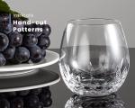 SHOSHIN Stemless Wine Glasses - Crystal Set of 4