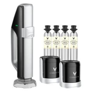 Coravin Sparkling Wine with CO2 Capsules and Stoppers