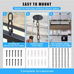 Adjustable Hanging Wine Glass Rack with Shelf