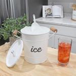 Rustic Farmhouse Enamelware Ice Bucket