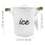 Rustic Farmhouse Enamelware Ice Bucket