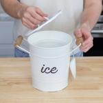 Rustic Farmhouse Enamelware Ice Bucket