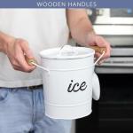 Rustic Farmhouse Enamelware Ice Bucket