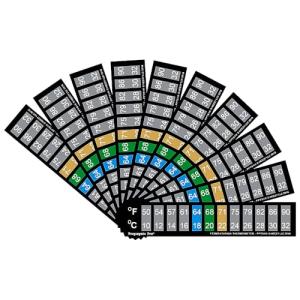 Stick-on Thermometer for Wine and Beer Fermenting