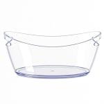 Clear Acrylic Ice Bucket with Handles - 5.5L