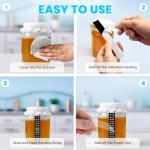 Digital Thermometer Strip for Wine Fermenting & Brewing