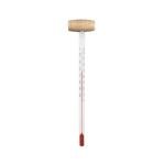 Dual Fahrenheit & Celsius Wine Thermometer with Wood Handle