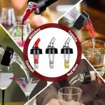 12-pack Measured Liquor Bottle Pourers - Quick Shot Dispenser