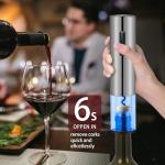 Electric Wine Opener Set with Accessories (Silver)