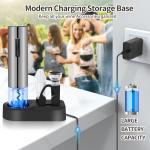 Electric Wine Opener Set with Accessories (Silver)