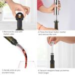 Electric Wine Opener Set with Accessories (Silver)