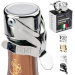 KLOVEO Champagne Stoppers - Patented Seal, Italy-made