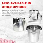 Hammered Stainless 2 Quart Ice Bucket