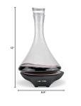 Electric Wine Aerator and Decanter Set (Black)