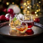 Hexagonal Crystal Wine Glasses for Red and White Wine