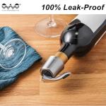 Silicone Wine Stopper Set, Decorative and Reusable