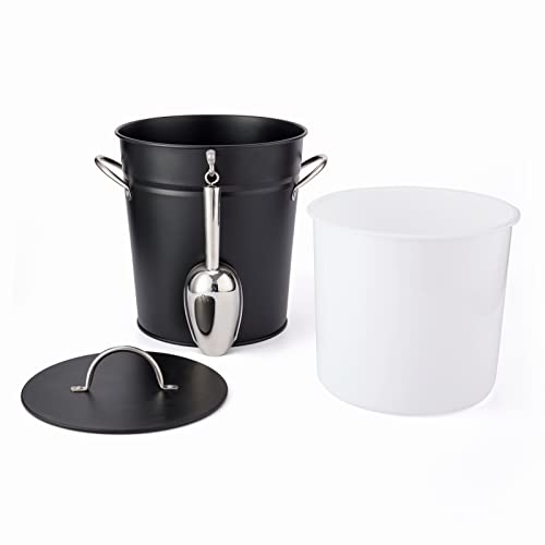 Rae Dunn Stainless Steel Ice Bucket with Scoop