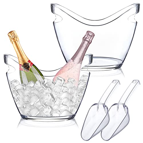 Champagne and Beverage Ice Bucket Set