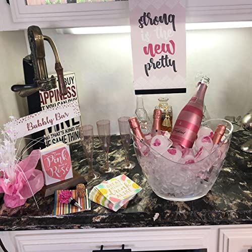Champagne and Beverage Ice Bucket Set