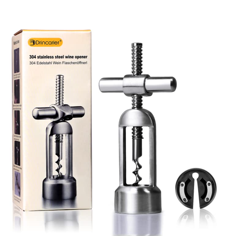 Self-pulling Corkscrew Wine Opener by Drincarier