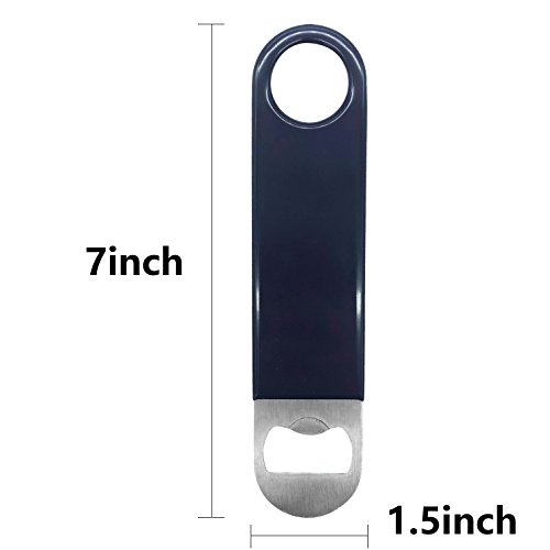 Stainless Steel Flat Bottle Opener Set - 3 Pack