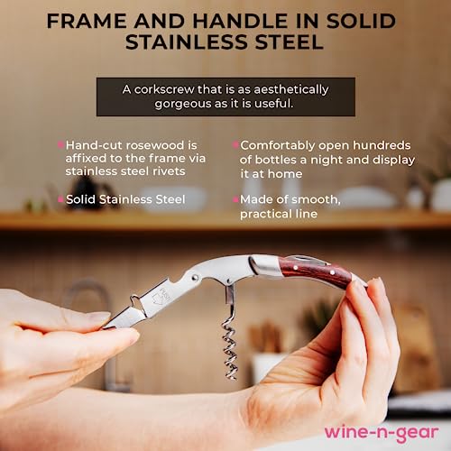 Coutale Sommelier Rosewood Waiters Wine Opener
