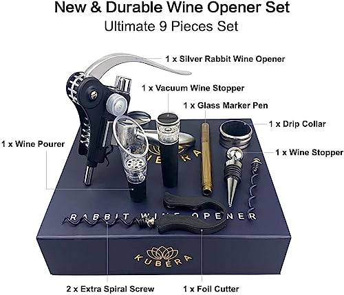 Wine Opener Kit with Accessories & Gift Set