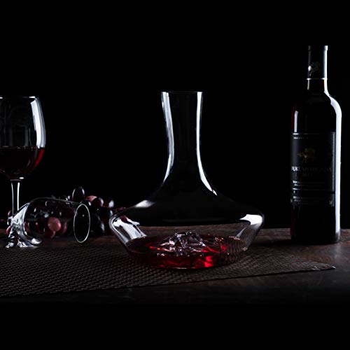 Hand-blown Wine Decanter Set with Aerator Filter