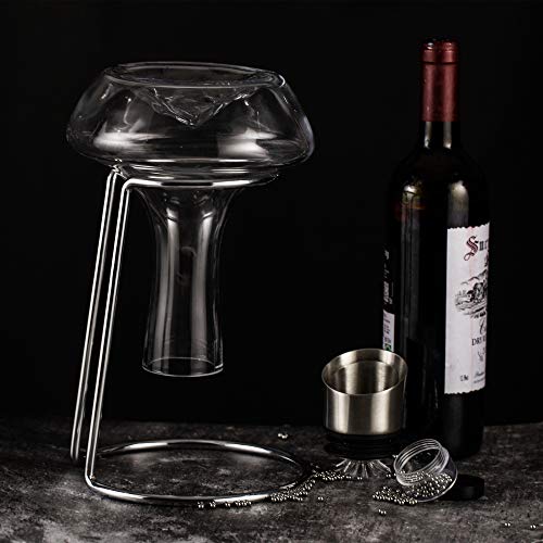 Hand-blown Wine Decanter Set with Aerator Filter