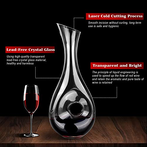 Crystal Wine Decanter Set - Perfect Wine Gift