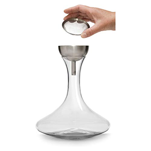 Houdini 10" Wine Decanter with Funnel & Strainer