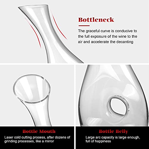 Crystal Wine Decanter Set - Perfect Wine Gift