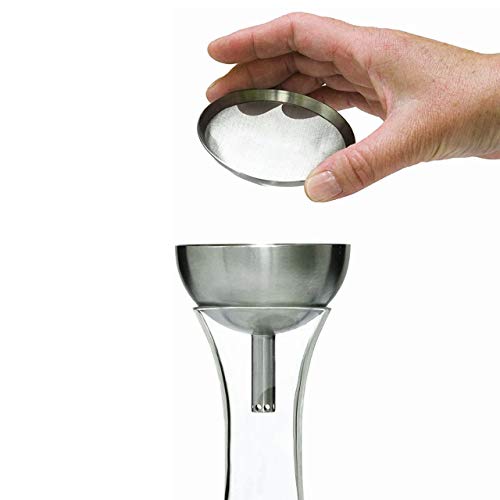 Houdini 10" Wine Decanter with Funnel & Strainer