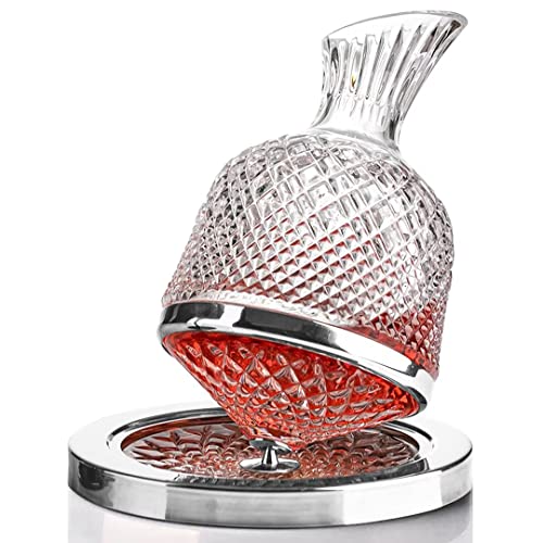360 Rotating Red Wine Decanter Gift Set