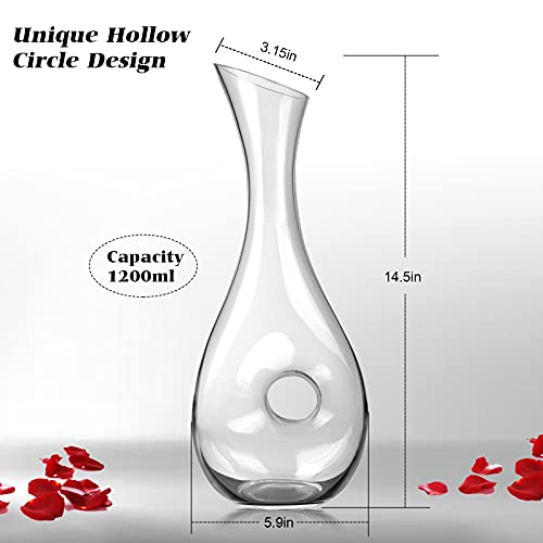 Crystal Wine Decanter Set - Perfect Wine Gift